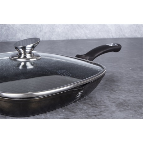 Berlinger Haus BH/6612 Grill serpenyő fedővel 28cm Berlinger Haus BH/6612 Grill serpenyő fedővel 28cm