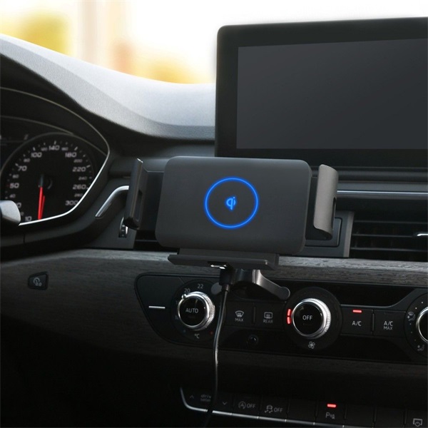 Cellect CEL-CAR-HOLDER-S1 autós tartó és Qi vezeték nélküli töltő 10W fekete