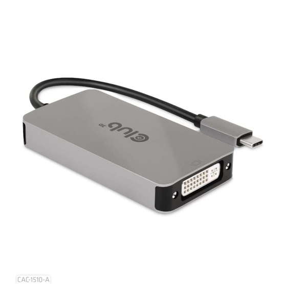  Club3D USB3.2 Gen1 Type-C to Dual Link DVI-D HDCP OFF version Active Adapter  
