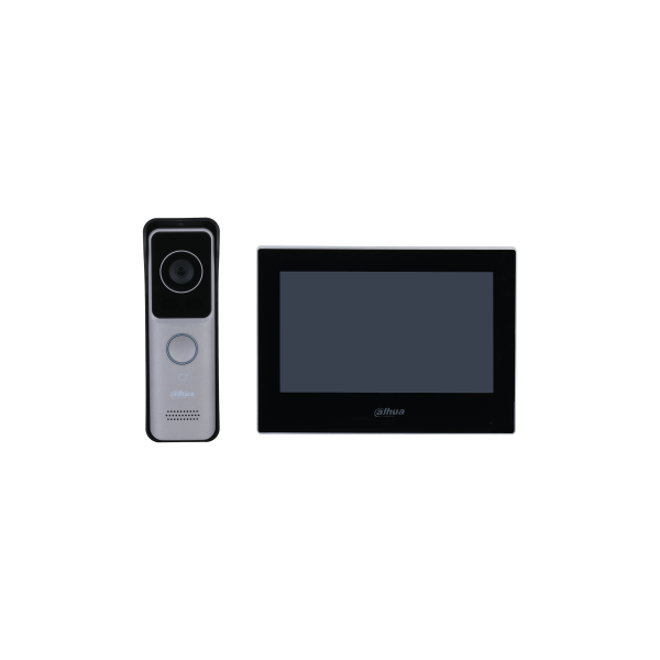 Dahua KTW02 (Wi-Fi / VTO2311R-WP + VTH2621G-WP) IP video kaputelefon szett Dahua KTW02 (Wi-Fi / VTO2311R-WP + VTH2621G-WP) IP video kaputelefon szett