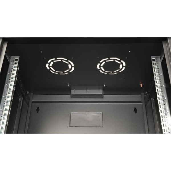 Equip EPM-09-6045-B-CBAA  19"  9U 600x450mm Fali Rackszekrény Fekete 