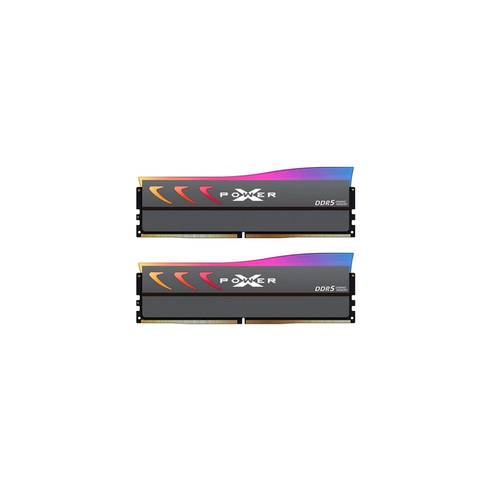 Silicon Power XPOWER Storm RGB DDR5-6000Mhz CL36 32GB Kit2 Memória Szürke
