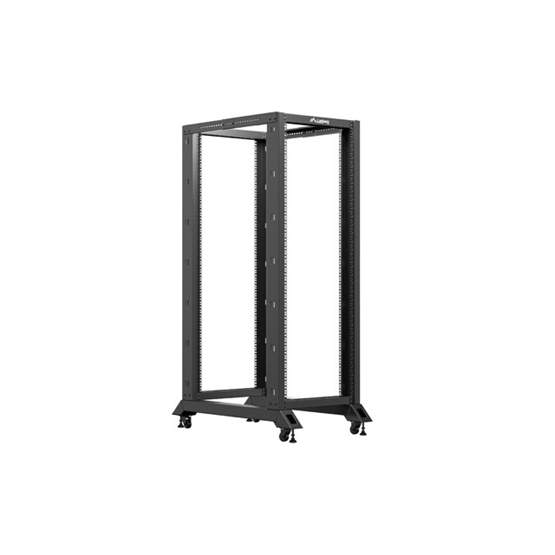 Lanberg 19" 32U 600x1000 szabadon álló rack keret Fekete