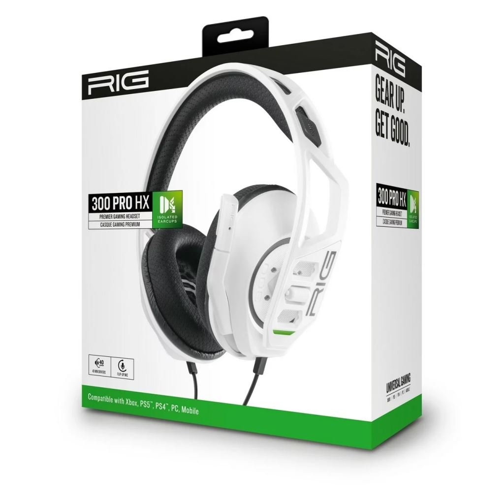 Nacon RIG 300 PRO HX gaming headset fehér (RIG300PROHXW) Nacon RIG 300 PRO HX gaming headset fehér (RIG300PROHXW)