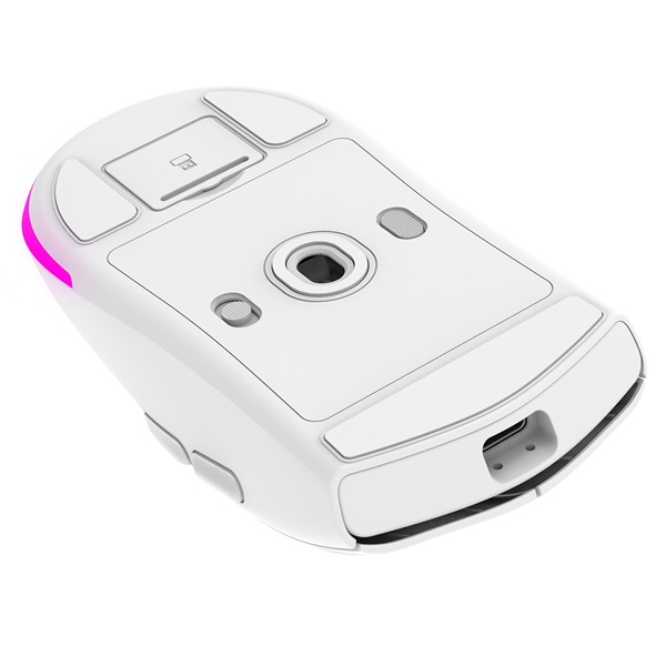 Rampage PROTE M5 PRO  Pixart PAW3395 Vezeték Nélküli Egér  Fehér 