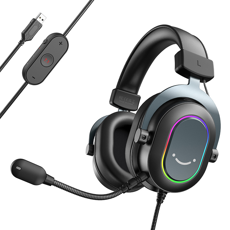 Fifine H6 gaming fejhallgató Fekete