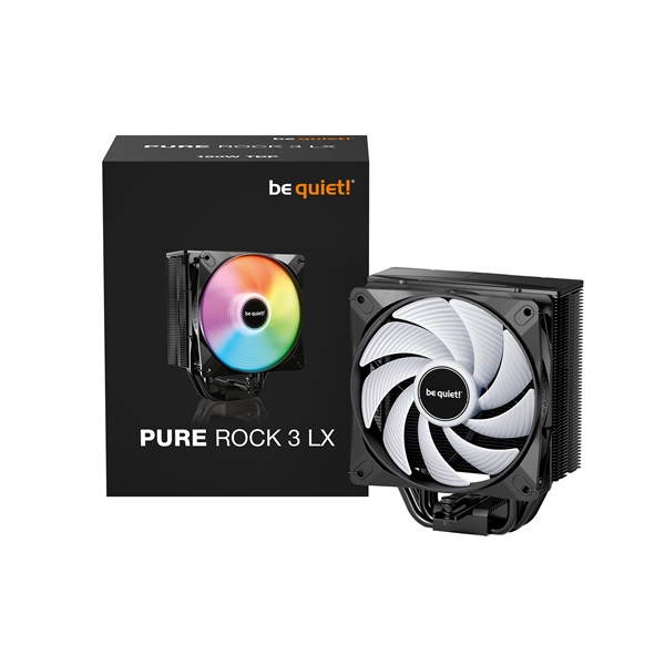 Be Quiet! PURE ROCK 3 LX (AMD: AM4/AM5; Intel: 1851/1700/1200/1150/1151/1155) CPU Cooler  