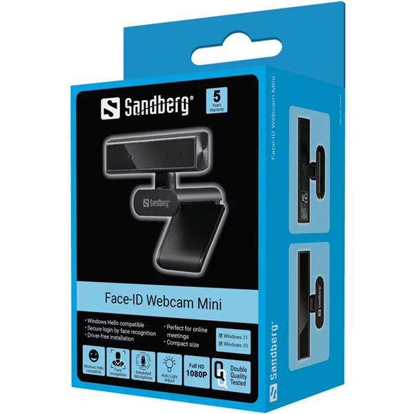 SANDBERG Face-ID Webkamera Mini