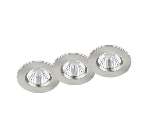 Trio 650710307 Zagros 5W 345lm 3000K süllyesztett lámpatest nikkel