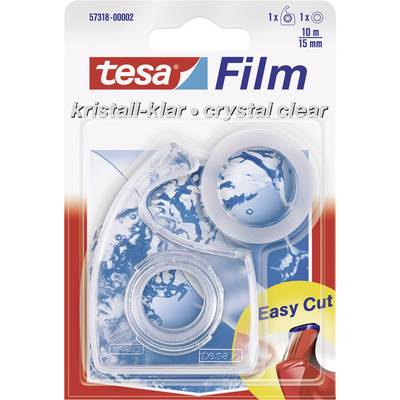Kristálytiszta ragasztószalag Tesafilm® Crystal Clear 10 m x 15 mm Tesa 57318 Kristálytiszta ragasztószalag Tesafilm® Crystal Clear 10 m x 15 mm Tesa 57318