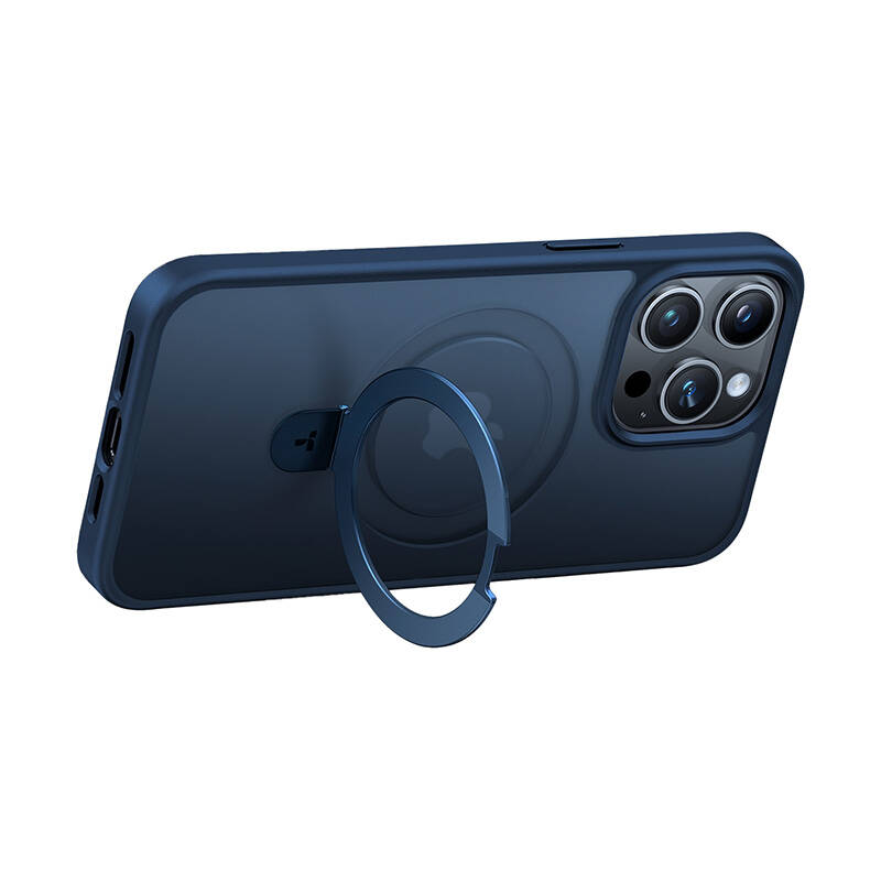 Torras phone case UPRO Ostand Matte for iPhone 15 PRO (blue) Torras phone case UPRO Ostand Matte for iPhone 15 PRO (blue)