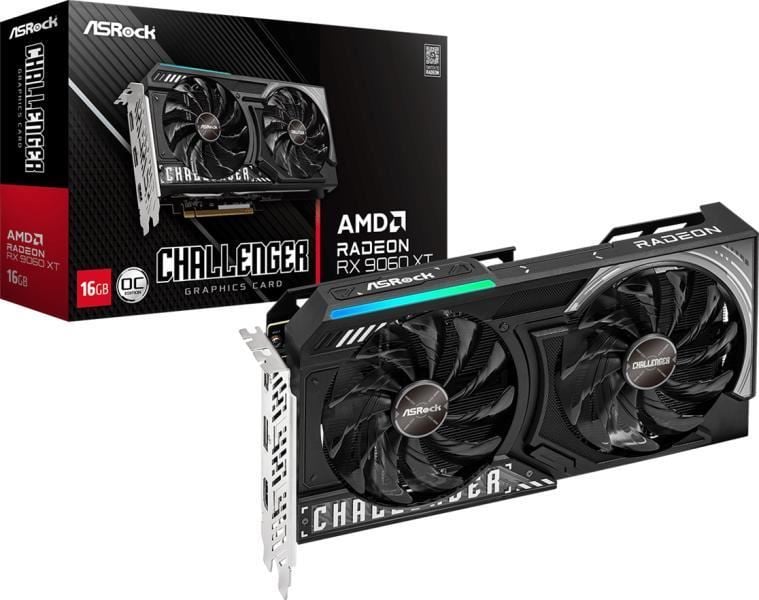 ASRock Radeon RX 9060 XT Challenger 16GB OC videokártya (90-GA5QZZ-00UANF)