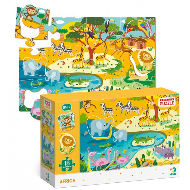 Dodo Afrika 18db-os puzzle (DOP300159) Dodo Afrika 18db-os puzzle (DOP300159)
