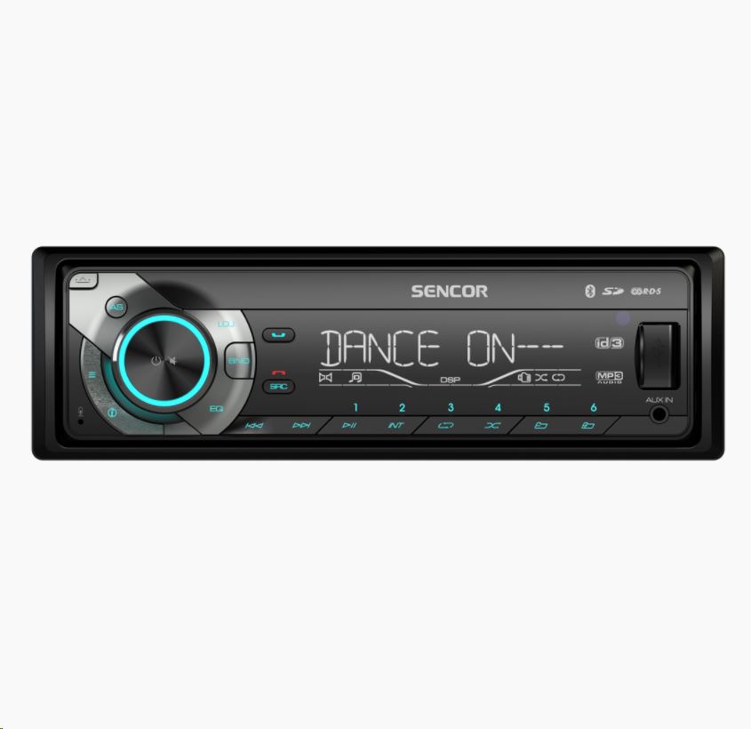 Sencor SCT 5051BMR autórádió Bluetooth/USB/SD/AUX