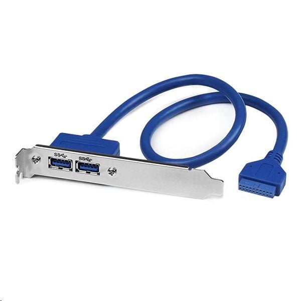 StarTech.com 2x USB 3.0 hátlapi kivezetés (USB3SPLATE) StarTech.com 2x USB 3.0 hátlapi kivezetés (USB3SPLATE)