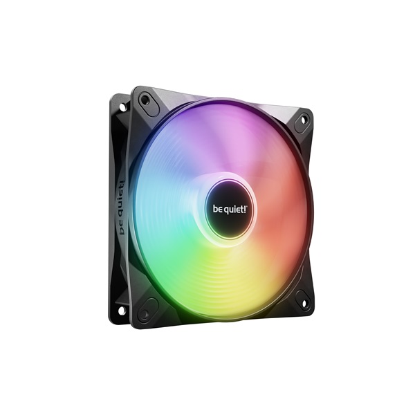 Be Quiet! 12cm  LIGHT WINGS LX 120mm PWM  RGB  25,5dB Cooler Fekete 