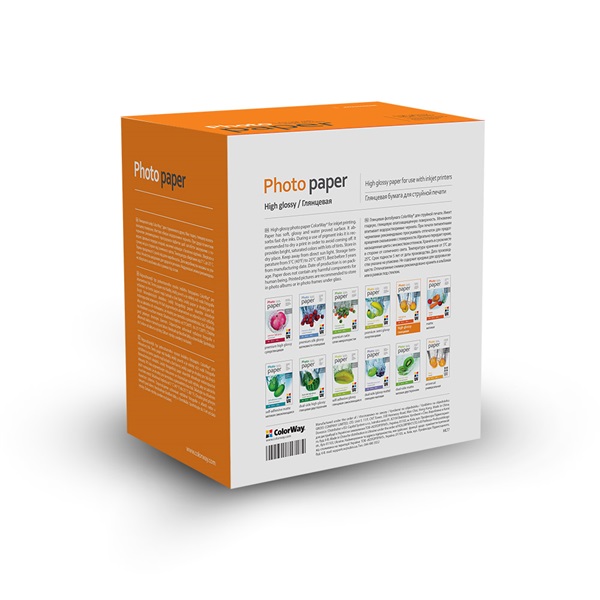 COLORWAY PG2605004R magasfényű (high glossy), 260 g/m2 10x15 500 lap Fotópapír COLORWAY PG2605004R magasfényű (high glossy), 260 g/m2 10x15 500 lap Fotópapír