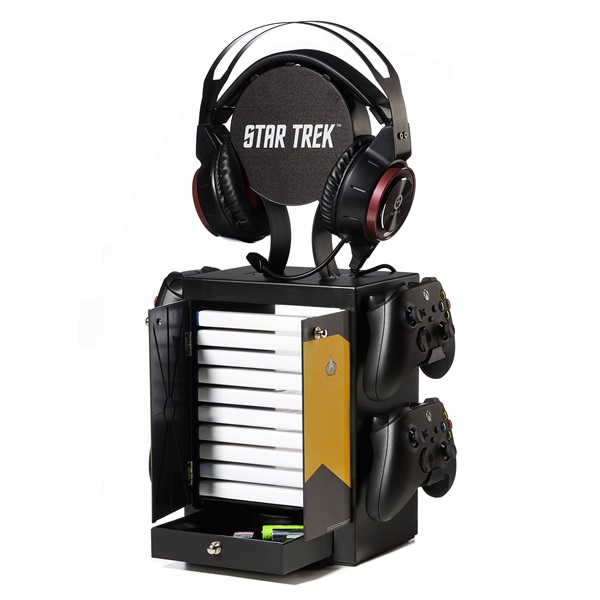 NUMSKULL PS5/XBOX Series Star Trek játéktartó szekrényes állvány Sárga