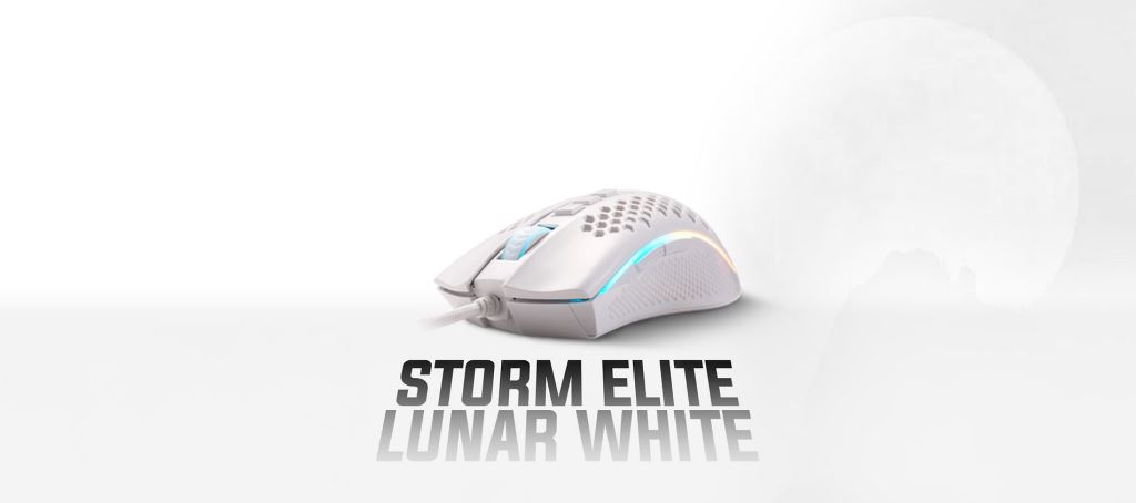 Redragon Storm Elite Lunar egér fehér (M988W-RGB) Redragon Storm Elite Lunar egér fehér (M988W-RGB)