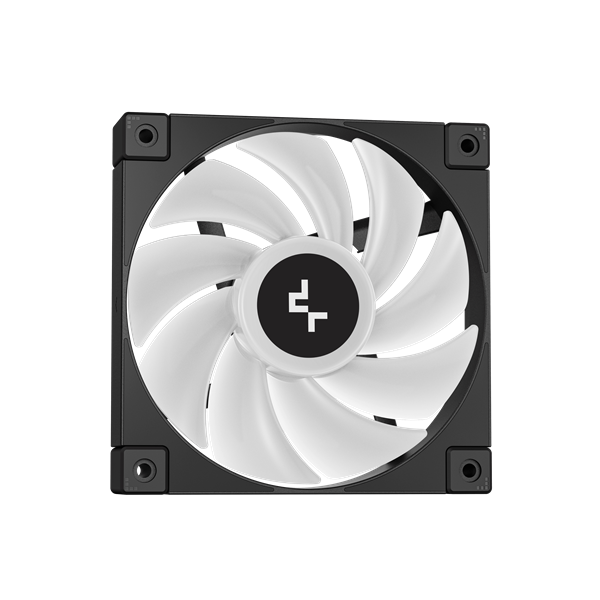 DeepCool CPU Water Cooler LD360  max 21dB  max. 122,39 m3/h 3x12cm LED kijelző Fekete 