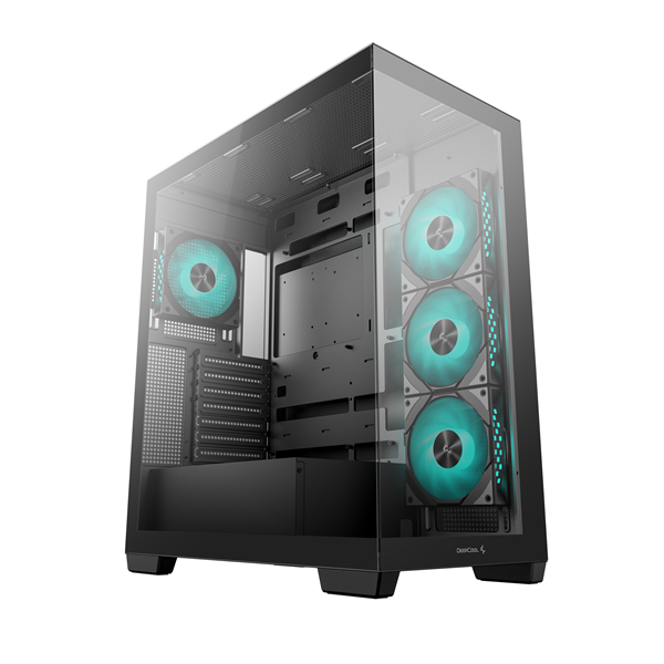 DeepCool CG580 4F ablakos 4x12cm A-RGB BTF ATX Számítógépház Fekete DeepCool CG580 4F ablakos 4x12cm A-RGB BTF ATX Számítógépház Fekete