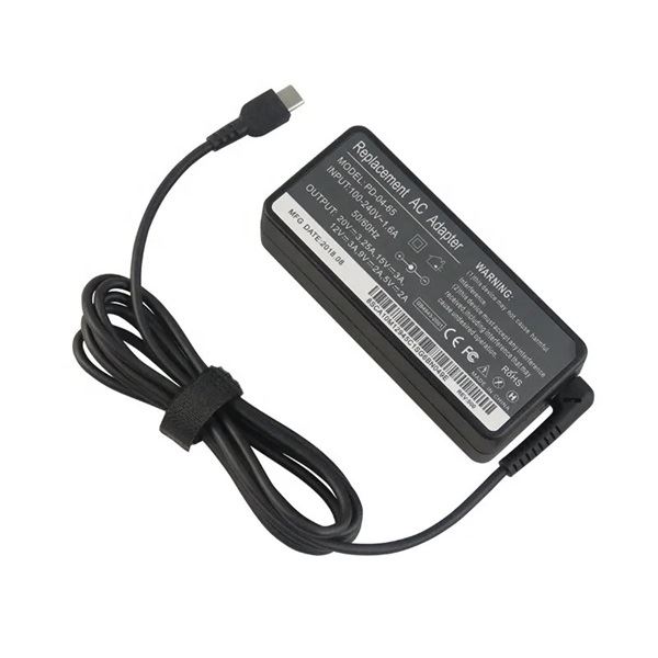BlackBird hálózati notebook töltő Type-C csatlakozóval 65W fekete (BH1434)