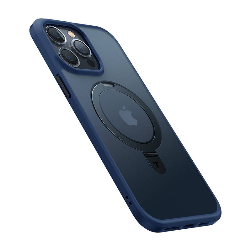 Torras phone case UPRO Ostand Matte for iPhone 15 PRO (blue) Torras phone case UPRO Ostand Matte for iPhone 15 PRO (blue)