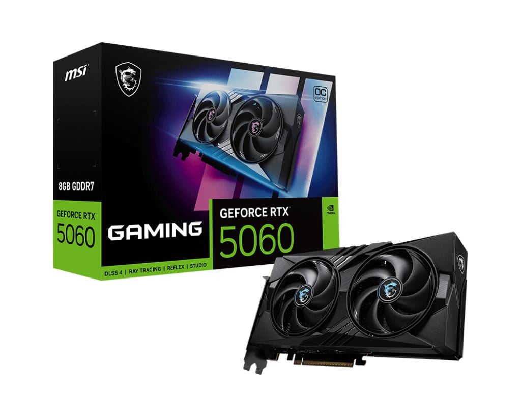 MSI GeForce G5060-8GC RTX 5060 8G GAMING OC videokártya
