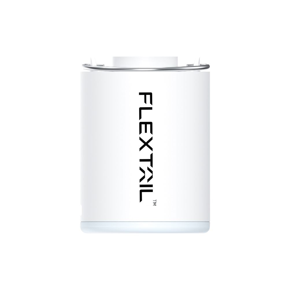 Flextail Tiny Pump X – Kompakt 3 az 1-ben tölhető kempingpumpa, fehér (TYX800-WT-I)