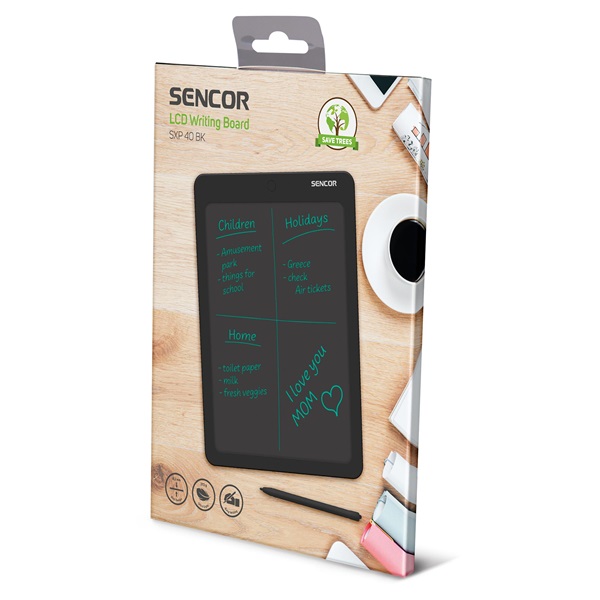 Sencor SXP 040 BK digitális LCD rajztábla