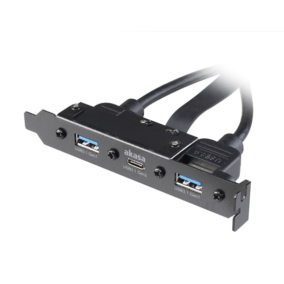  Akasa AK-CBUB52-50BK USB 3.1 Gen2 belső adapterkábel 2x Gen1 Type-A porttal 