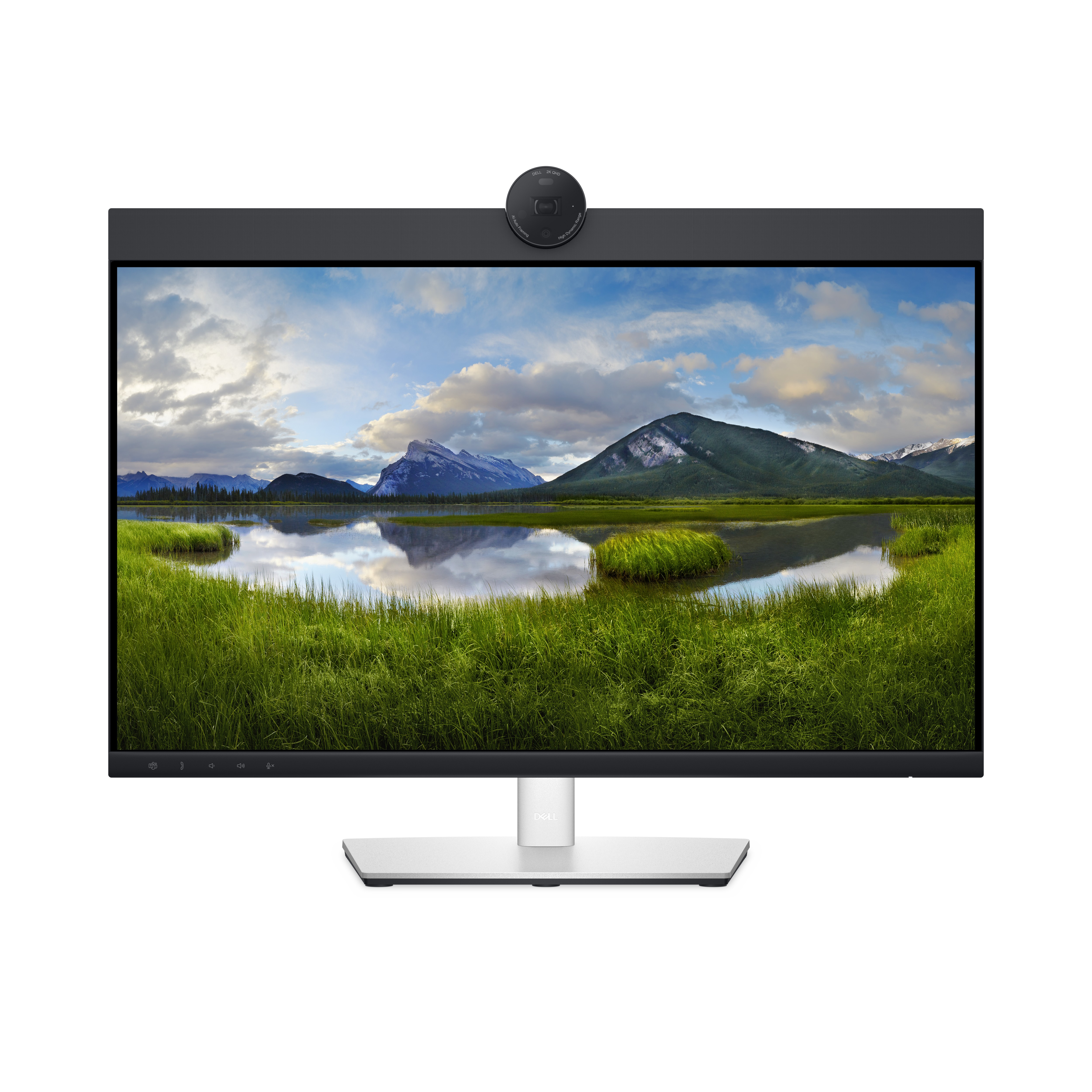 DELL 23.8" P2424HEB videokonferencia monitor - 1920x1080, FHD, IPS, Hangszóró, Fekete-ezüst