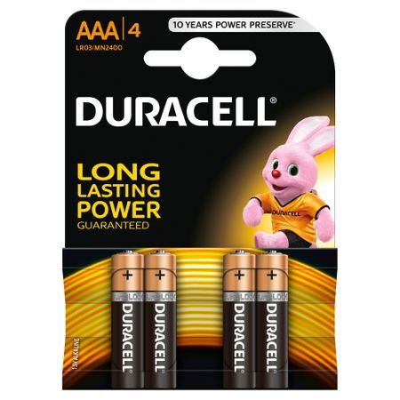 Duracell Basic DL Alkáli mini Ceruzaelem AAA 4db (MN2400B4) Duracell Basic DL Alkáli mini Ceruzaelem AAA 4db (MN2400B4)