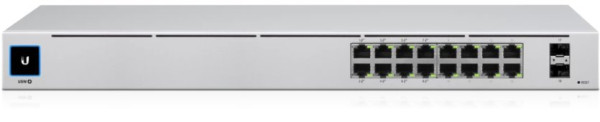 Ubiquiti UniFi USW-16-POE Gen2 16port GbE LAN 8x PoE+ 2xGbE SFP port L2 menedzselhető switch