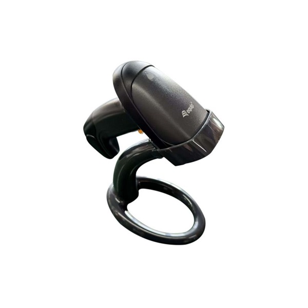 EQuip Wireless 1D Laser Barcode Scanner with Stand Vonalkódolvasó Fekete
