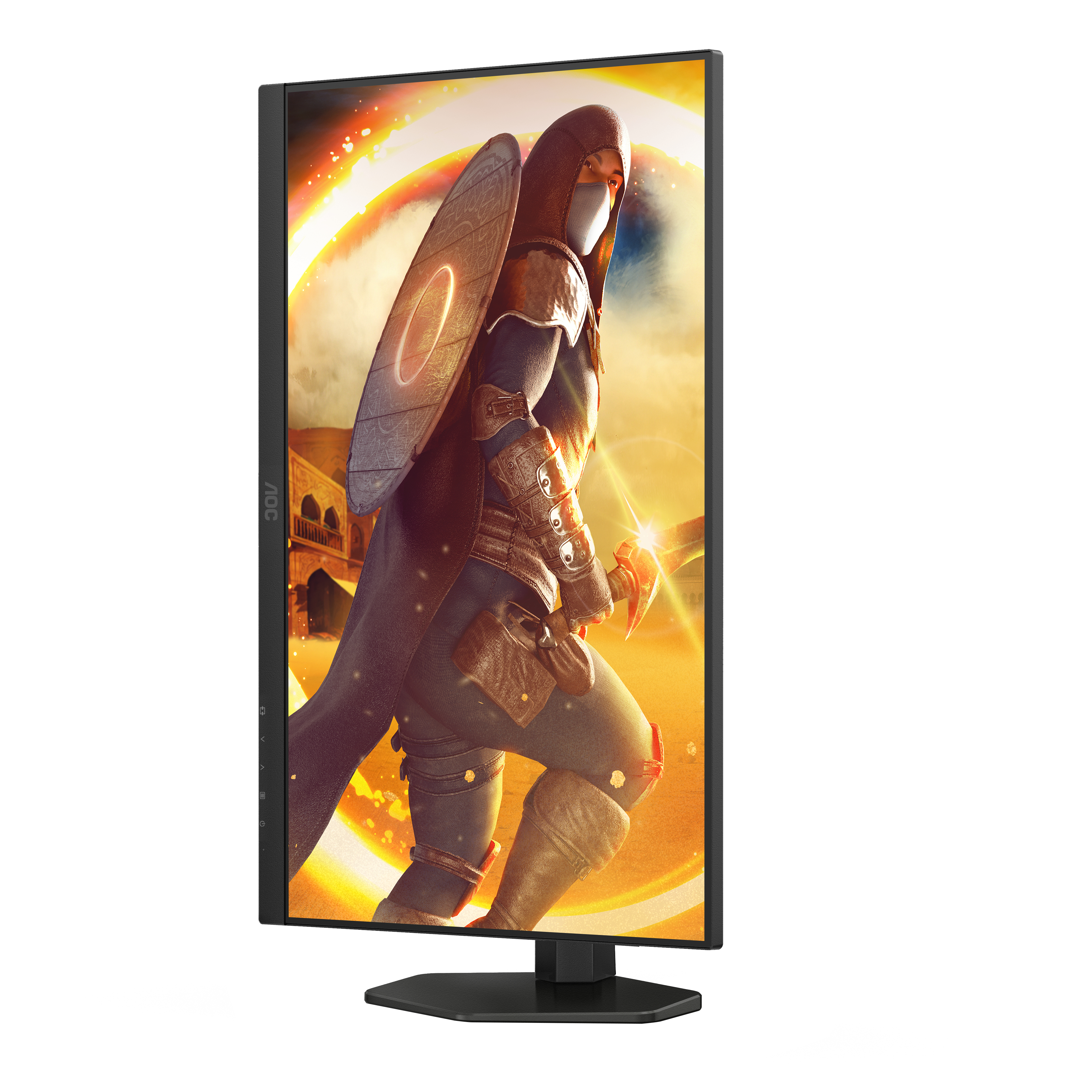 AOC 27" Q27G4XF Monitor - 2560x1440, QHD, LED, IPS, 180Hz, 0,5ms, FreeSync, Pivot, Gamer, Fekete