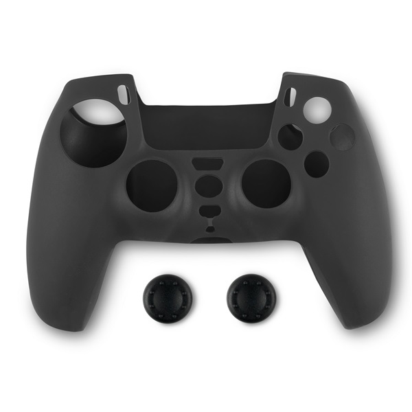 Spartan Gear PS5 kontroller szilikon skin + fekete thumb grips