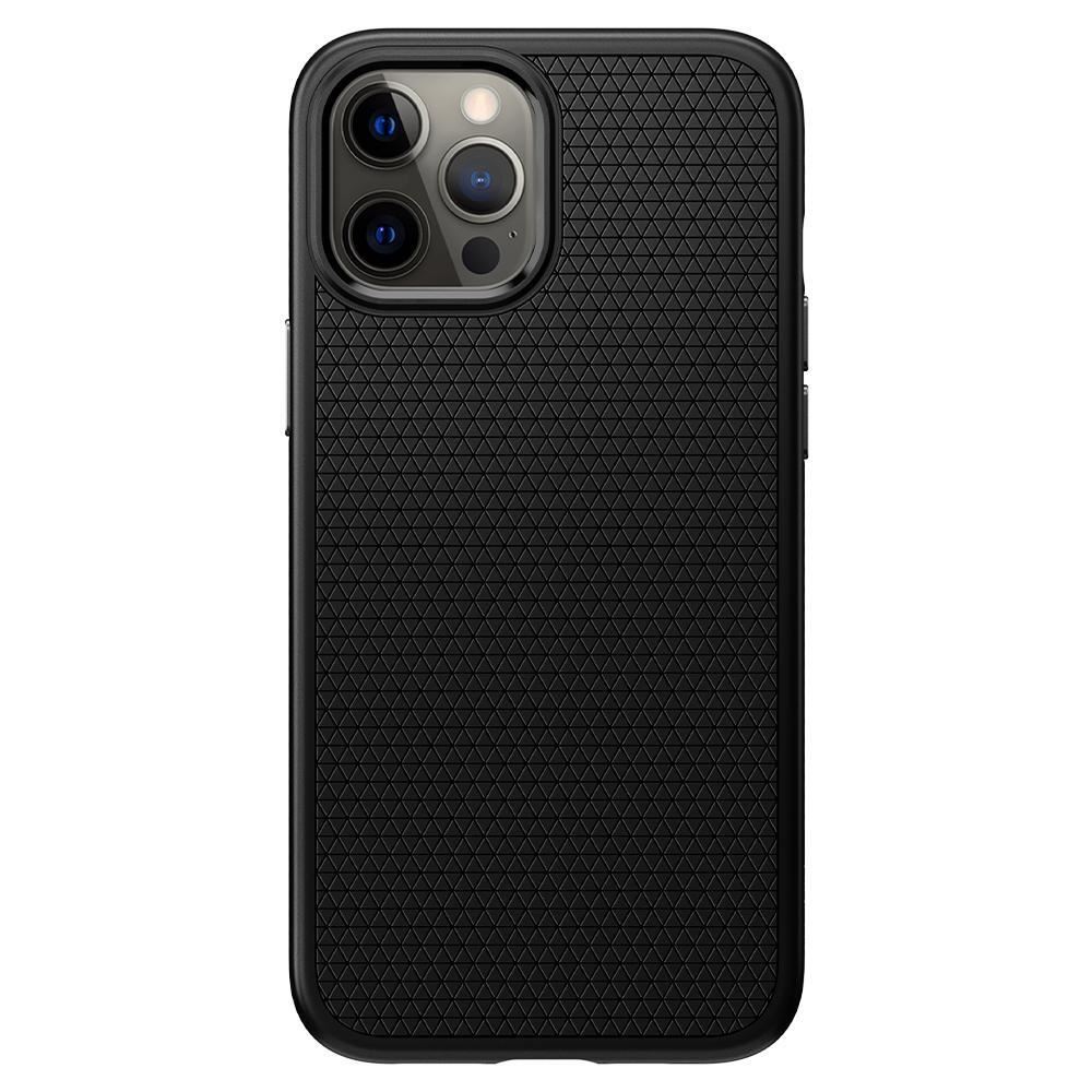 Spigen Liquid Air Apple iPhone 12/12 Pro tok fekete (ACS01701) Spigen Liquid Air Apple iPhone 12/12 Pro tok fekete (ACS01701)