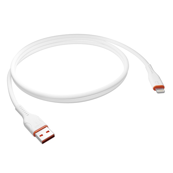 S-Link  SL-X207E  2A  12W  Gyorstöltés Lightning  adat+töltőkábel Fehér 