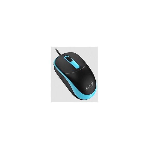 GENIUS  DX-123 USB  1000dpi optikai vezetékes egér Fekete-kék