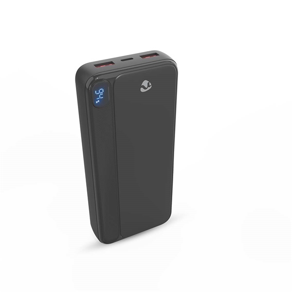 Nedis PBKPD20W225BK powerbank hordozható külső akkumulátor, power bank 20 000mAh, 1,5 / 1,67 / 2,0 / 2,22 / 3,0 A