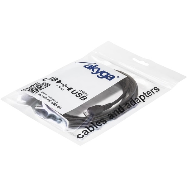 Akyga Kábel USB A-MicroB 1.8m (Ak-USB-01)