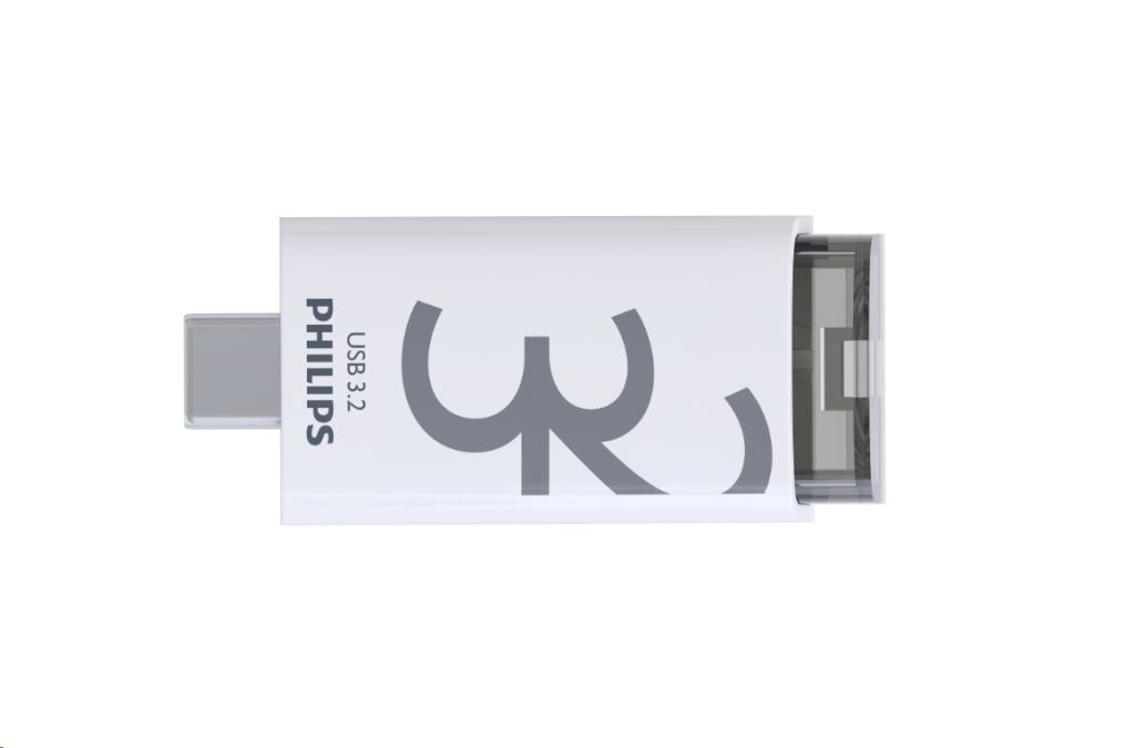 Pen Drive 32GB Philips USB-C 3.2 Gen 1 fehér-szürke (PH114937) Pen Drive 32GB Philips USB-C 3.2 Gen 1 fehér-szürke (PH114937)