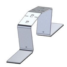 Aerocompact S10plusMB-PP modul közép tartókonzol S10plus védőbetétekkel Aerocompact S10plusMB-PP modul közép tartókonzol S10plus védőbetétekkel