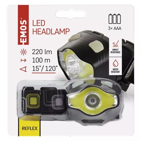 Emos P3536 COB LED FEJLÁMPA 3W 220LM Emos P3536 COB LED FEJLÁMPA 3W 220LM