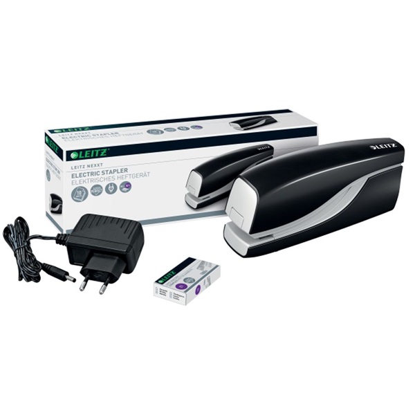 Leitz "Nexxt 5532" elektromos tűzőgép fekete  (55320095)