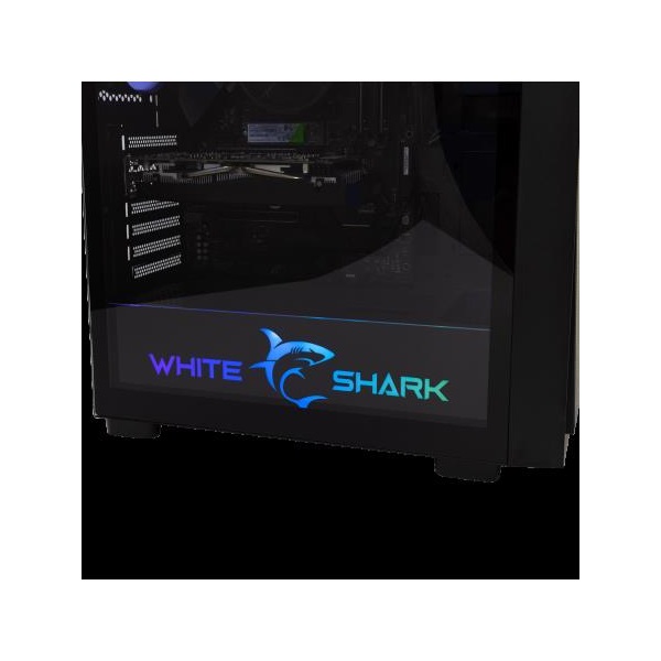 WHITE SHARK WARHEAD-3/B WS GCC-2401B Gamer Számítógépház Fekete