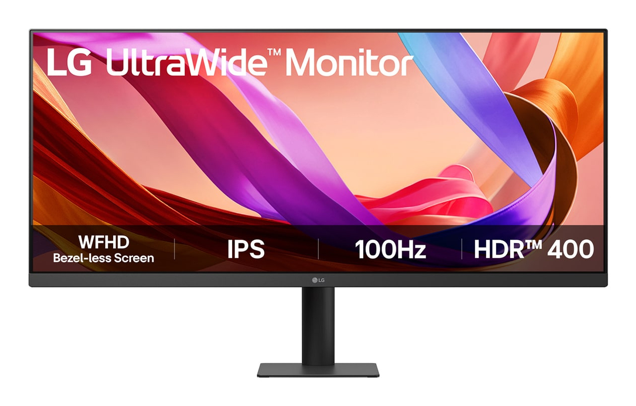 LG 34" 34U511A-B Monitor - 2560x1080, WFHD, LED, IPS, 100Hz, 5ms, Fekete