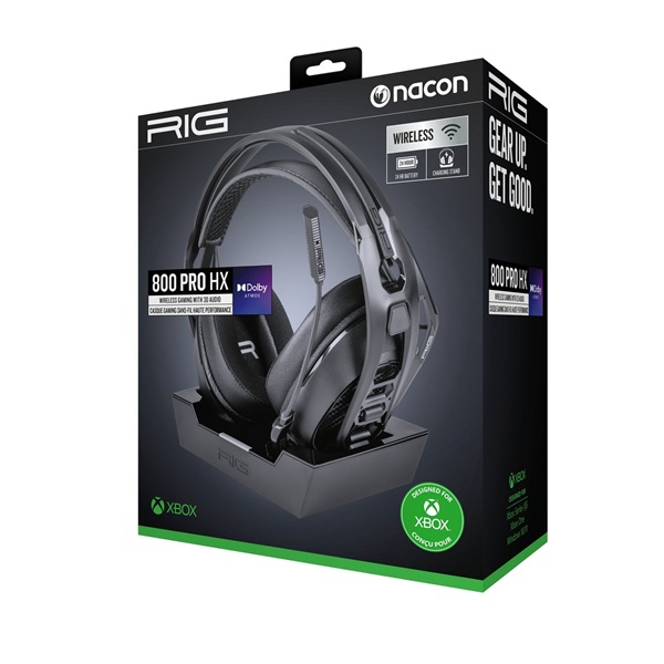 Nacon RIG 800 PRO HX Xbox fekete gamer headset Nacon RIG 800 PRO HX Xbox fekete gamer headset