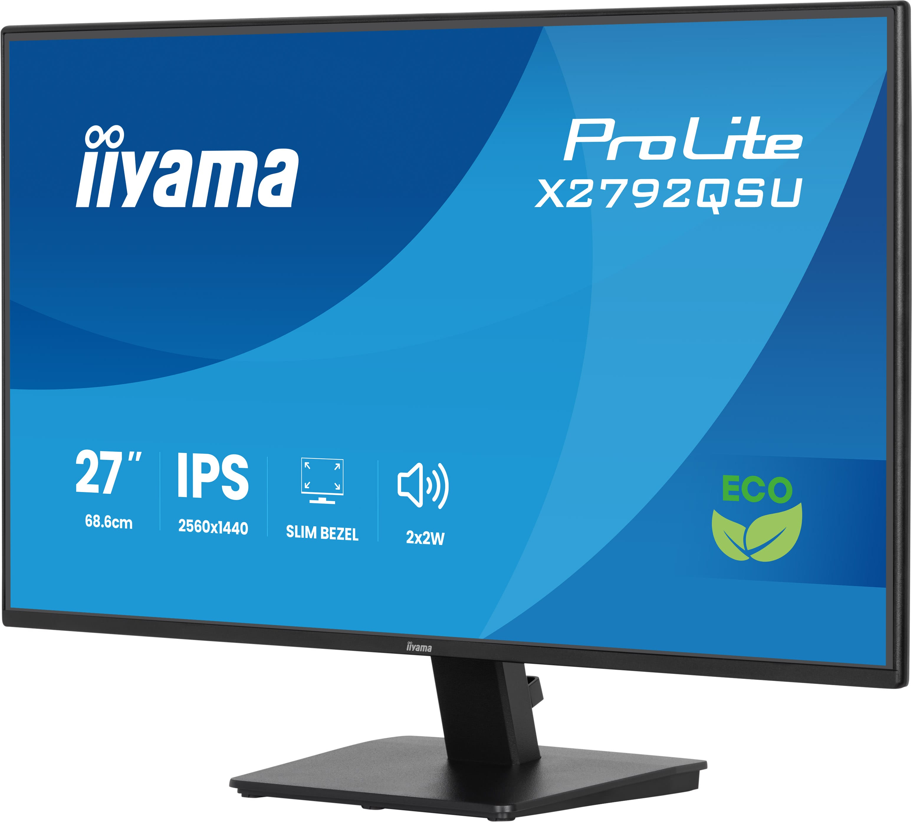 iiyama 27" ProLite X2792QSU-B1 IPS LED Monitor - 2560x1440, QHD, 120Hz, 3ms, Hangszóró, Fekete
